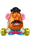 mr potatohead lifting weights Slack emoji