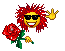rose greeting Slack emoji