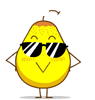 cool pear Slack emoji