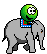 elephant ride Slack emoji