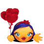 balloons floating Slack emoji