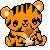 tiger cub eating Slack emoji