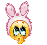 bunny ears kiss Slack emoji