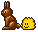 chocolate bunny eat Slack emoji