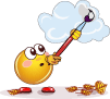 paint cloud Slack emoji