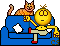 couch belly Slack emoji