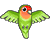 bird flying Slack emoji