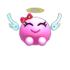 pink angel Slack emoji