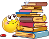 stack of books Slack emoji