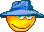hat smiling Slack emoji