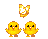 chicks butterfly Slack emoji