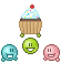 cupcake smileys Slack emoji