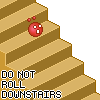 rolling down stairs Slack emoji