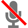 mic muted Slack emoji