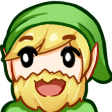 bearded link Slack emoji
