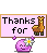 llama thanks for Slack emoji