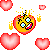 falling in love Slack emoji