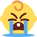 sob baby Slack emoji