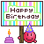 happy birthday sign Slack emoji