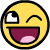 awesome wink Slack emoji
