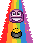 rainbow road Slack emoji