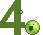 number 4 apple Slack emoji