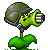 gatling pea Slack emoji