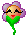 flirty flower Slack emoji