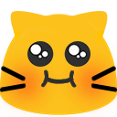 meow puffy big eyes Slack emoji