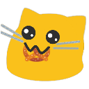 meow nompretzel Slack emoji