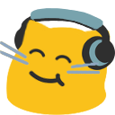 meow headphones2 Slack emoji