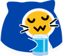 meow comfy water Slack emoji
