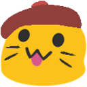 meow beret mlem Slack emoji