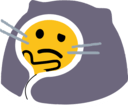 meow comfy think Slack emoji