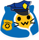 meow comfy police Slack emoji