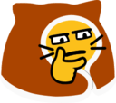 meow comfy think glare Slack emoji