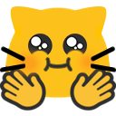meow puffyhug Slack emoji