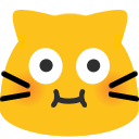 meow puffystare Slack emoji