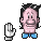 butler waving Slack emoji