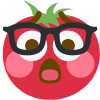 hipster tomato Slack emoji