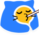 meow comfy straw Slack emoji