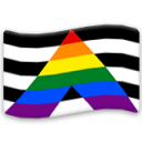 flag straight ally Slack emoji