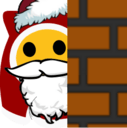 meow comfy santa peek Slack emoji