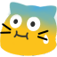 meow puffy terrified Slack emoji