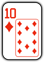 10 of diamonds Slack emoji