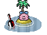 message in a bottle knuddels Slack emoji