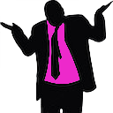 hot pink shrug Slack emoji