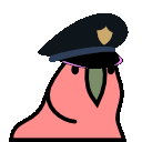 police parrot Slack emoji
