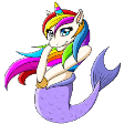 unicorn mermaid Slack emoji