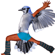 yoga bird Slack emoji